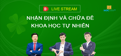 Live: Đề và đáp án khoa học tự nhiên THPT QG 2019